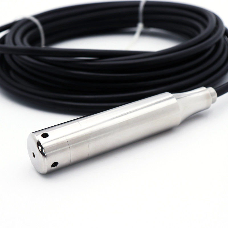 24VDC 4 0 20mA Modbus Submersible Level Sensor For Water Oil IP68 Protection